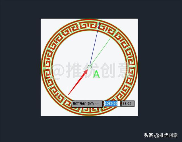 cad制图初学入门图形（如何绘制无尺寸标注的图形）(46)