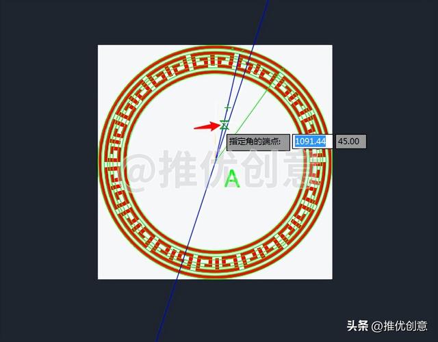 cad制图初学入门图形（如何绘制无尺寸标注的图形）(48)