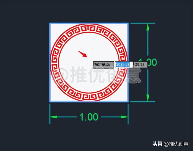 cad制图初学入门图形（如何绘制无尺寸标注的图形）(11)