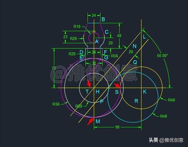 cad吊钩画法教程详细（吊钩详细绘制教程）(29)