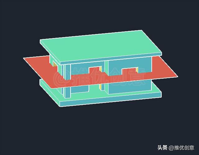 cad基本剖面绘图步骤（一个理解剖视图的好教程）(11)