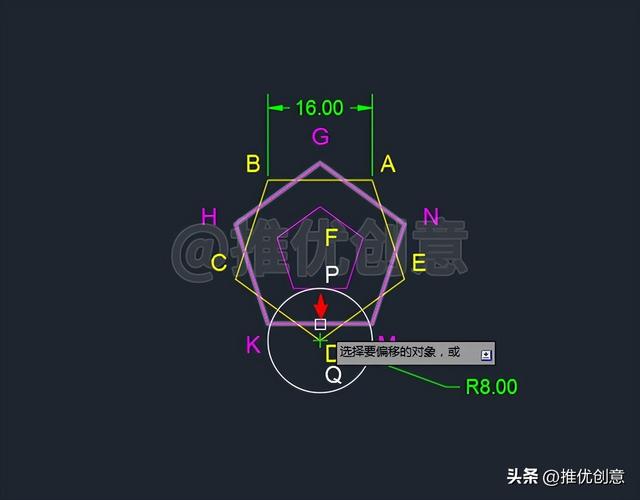 cad怎么生成斜面三维面域（只有找出隐身的基准图形）(20)