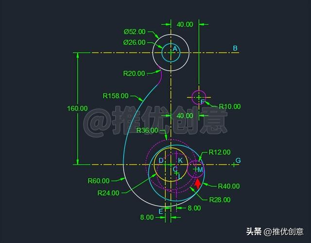 cad吊钩图怎么画详细步骤（手绘吊钩详细教程）(19)