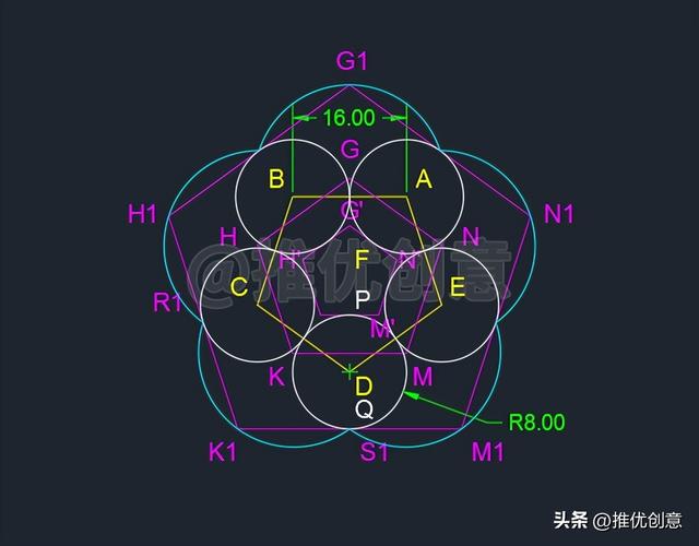 cad怎么生成斜面三维面域（只有找出隐身的基准图形）(26)