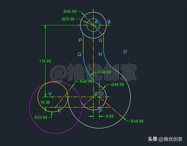 cad吊钩画法详细教学（又一个手绘吊钩详细教程）(27)